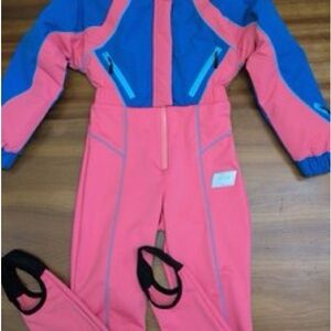 ASOS Vibrant Blue and Pink Ski Jacket